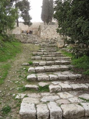 Escalera romana Getsemaní
